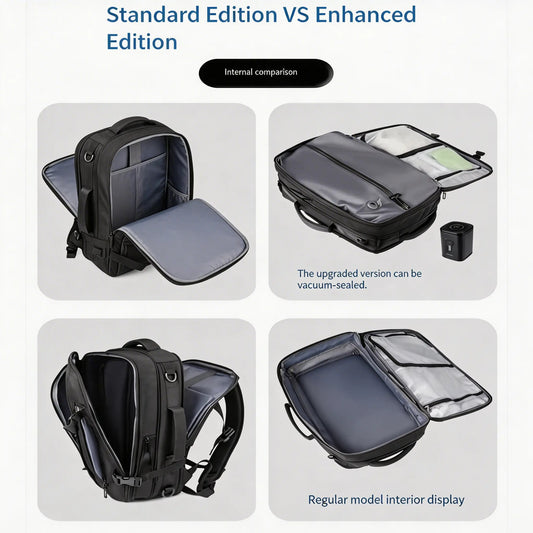 Vacuum Compression Travel Backpack